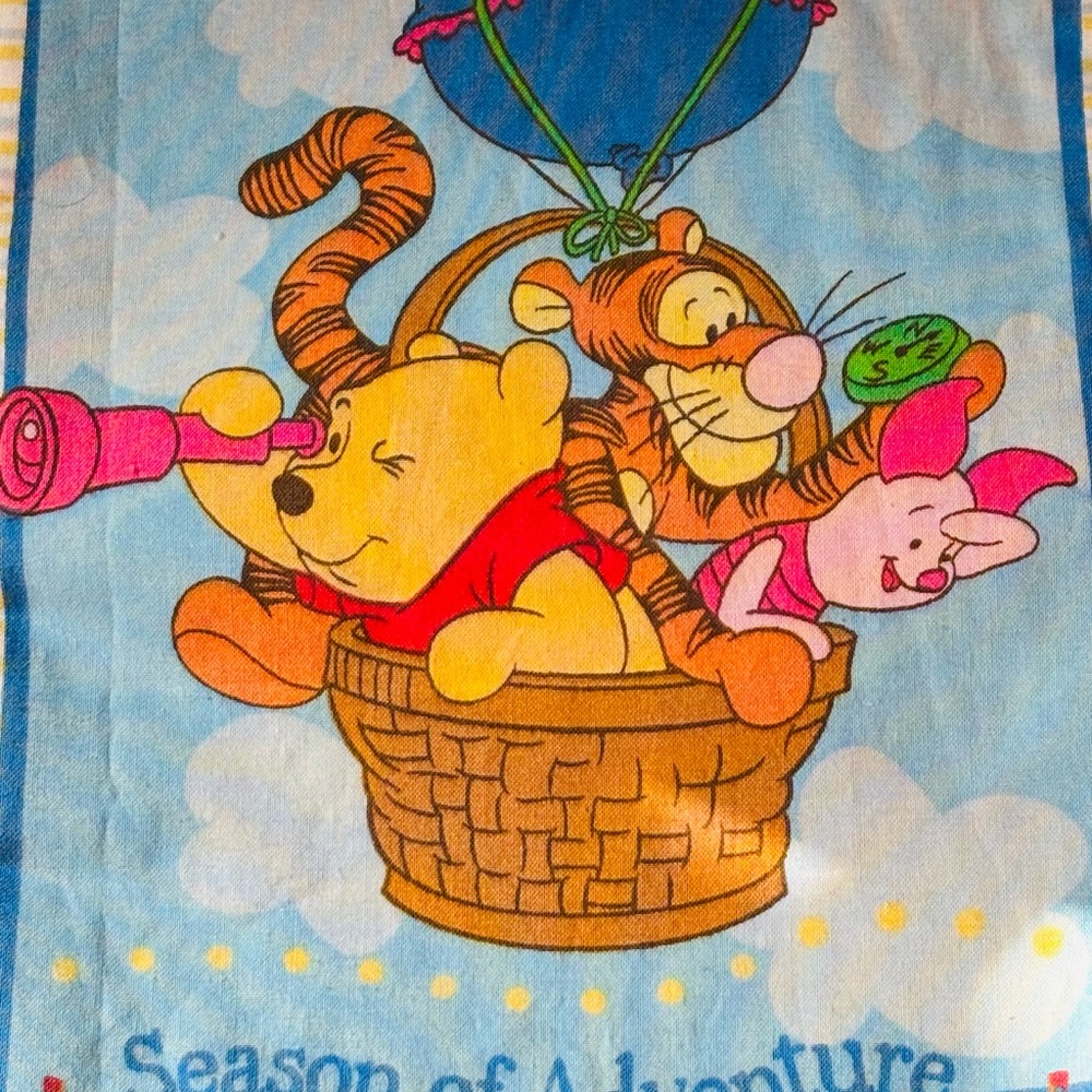 Winnie the Pool Fabric Book Vintage Rate Find Handmade New